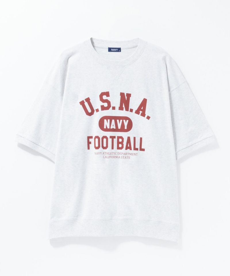 NAVY  カレッジスウェットTシャツ メンズ メール便 対応商品商品画像-25