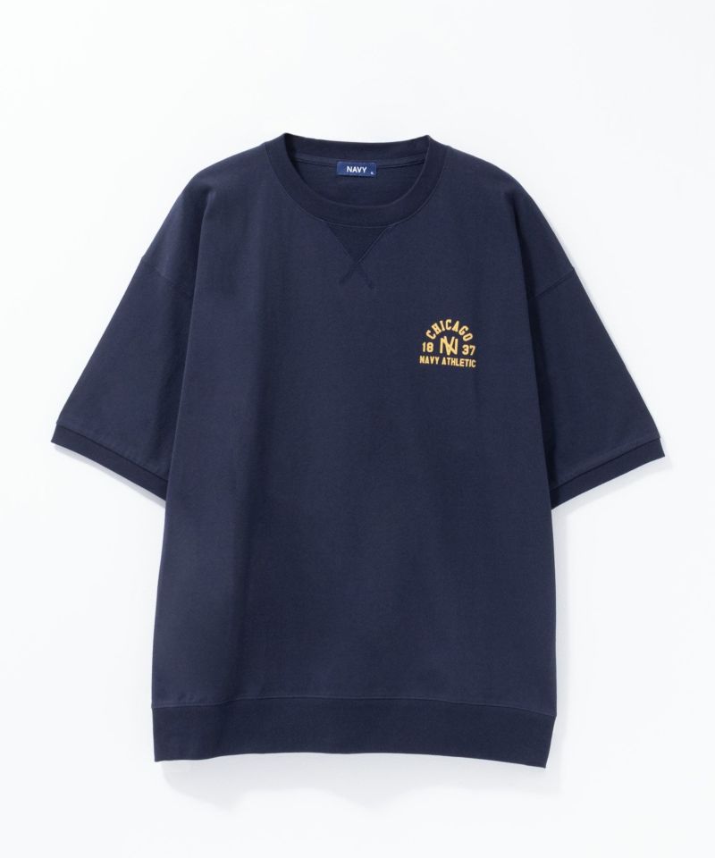 NAVY  カレッジスウェットTシャツ メンズ メール便 対応商品商品画像-29