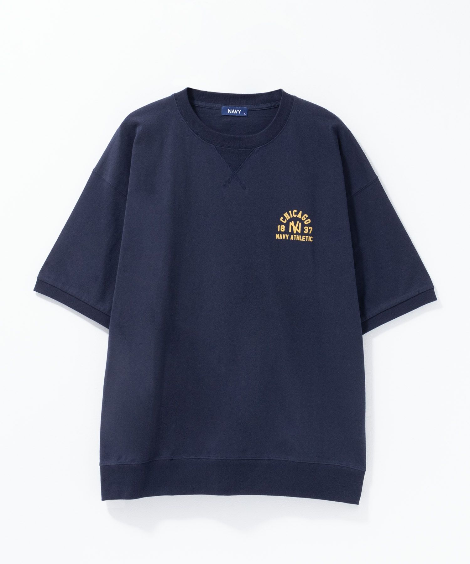 NAVY  カレッジスウェットTシャツ メンズ メール便 対応商品商品画像-29