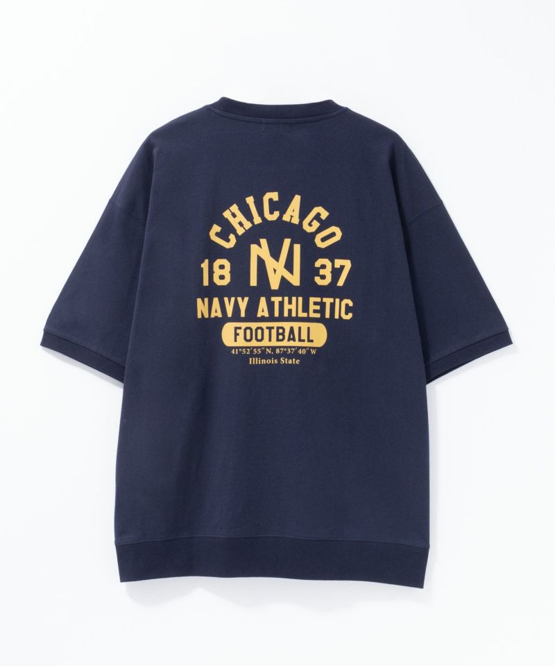 NAVY  カレッジスウェットTシャツ メンズ メール便 対応商品商品画像-30