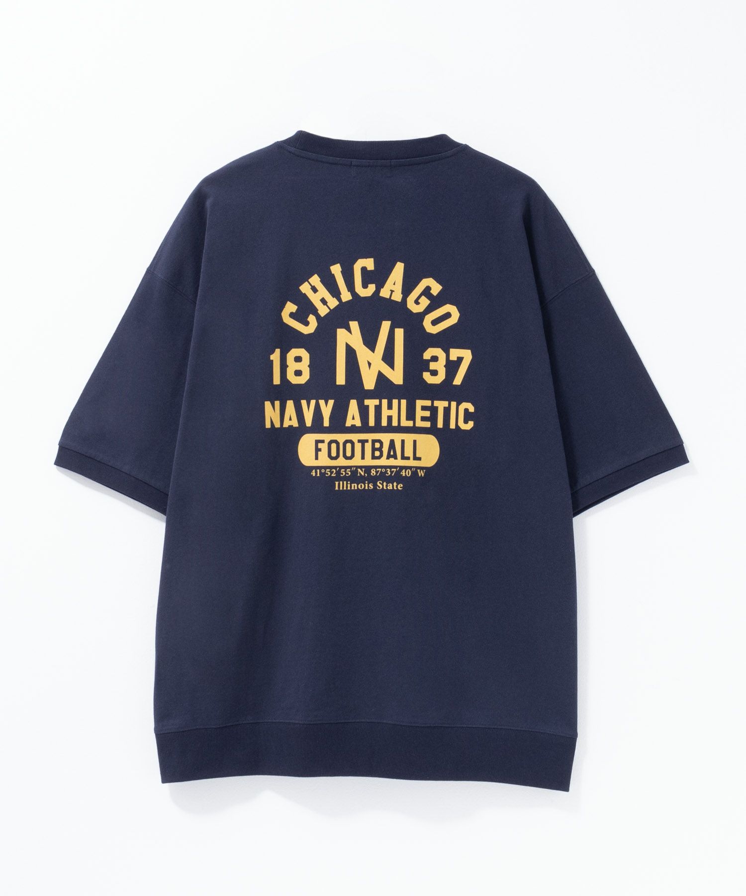 NAVY  カレッジスウェットTシャツ メンズ メール便 対応商品商品画像-30