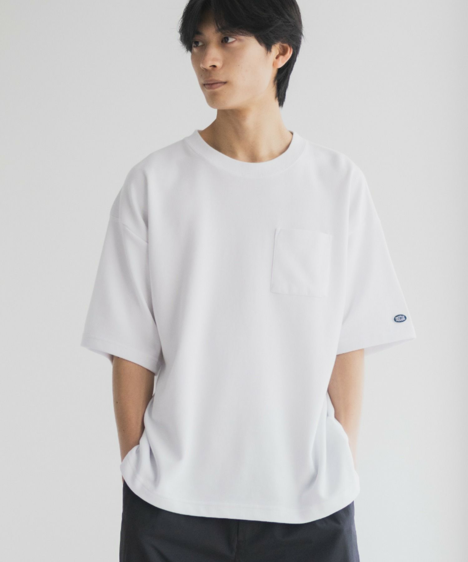 DISCUS  COOLMAX ポンチ素材 冷感Tシャツ メンズ メール便 対応商品商品サムネイル-2