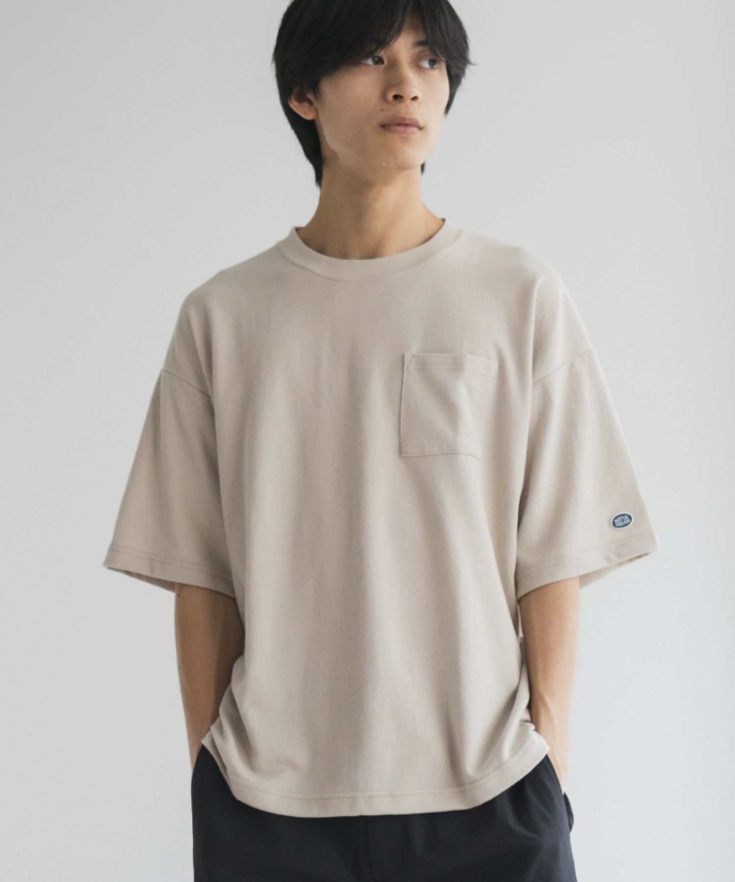 DISCUS COOLMAX ポンチ素材 冷感Tシャツ メンズ ネコポス 対応商品
