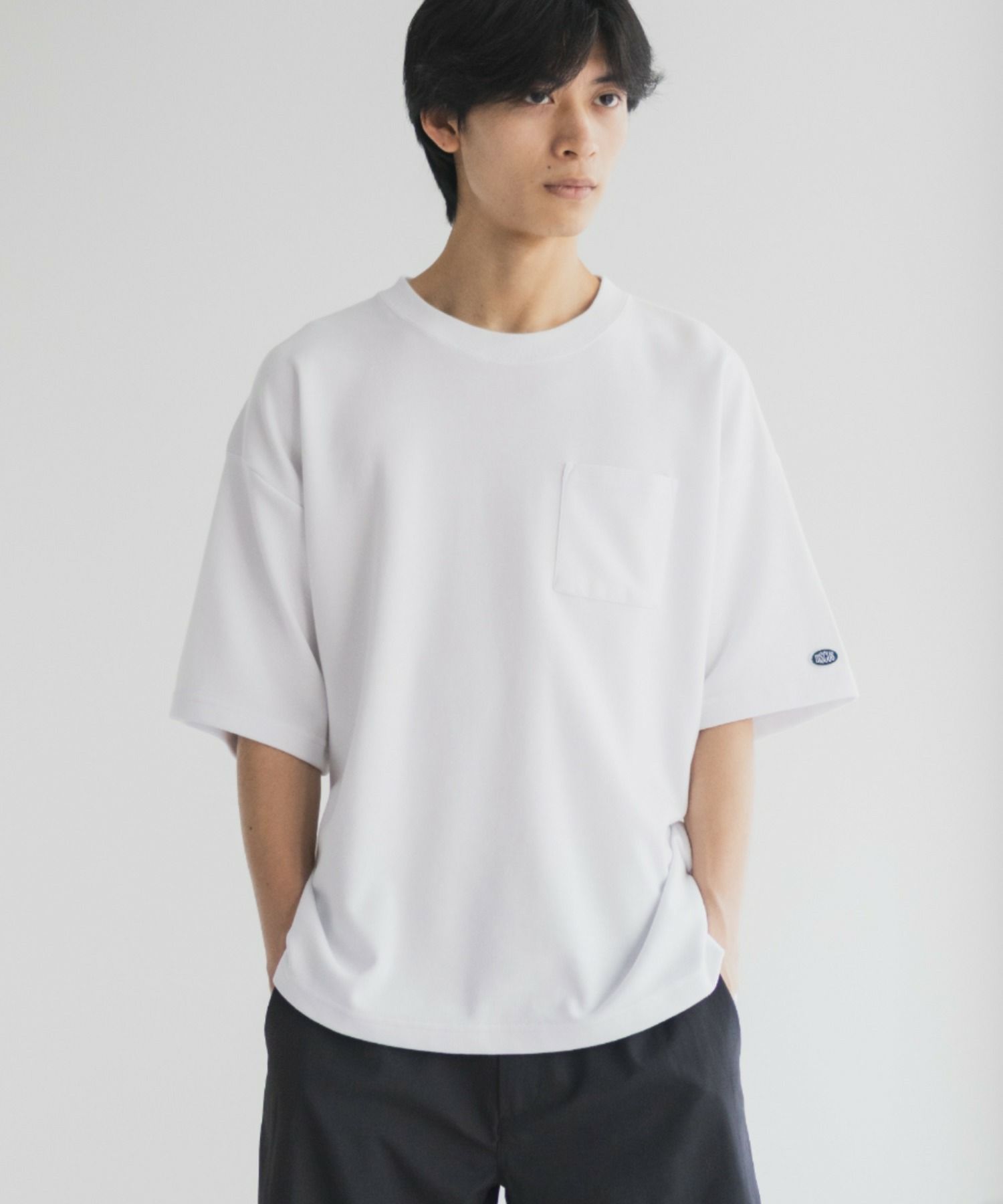 DISCUS COOLMAX ポンチ素材 冷感Tシャツ メンズ ネコポス 対応商品