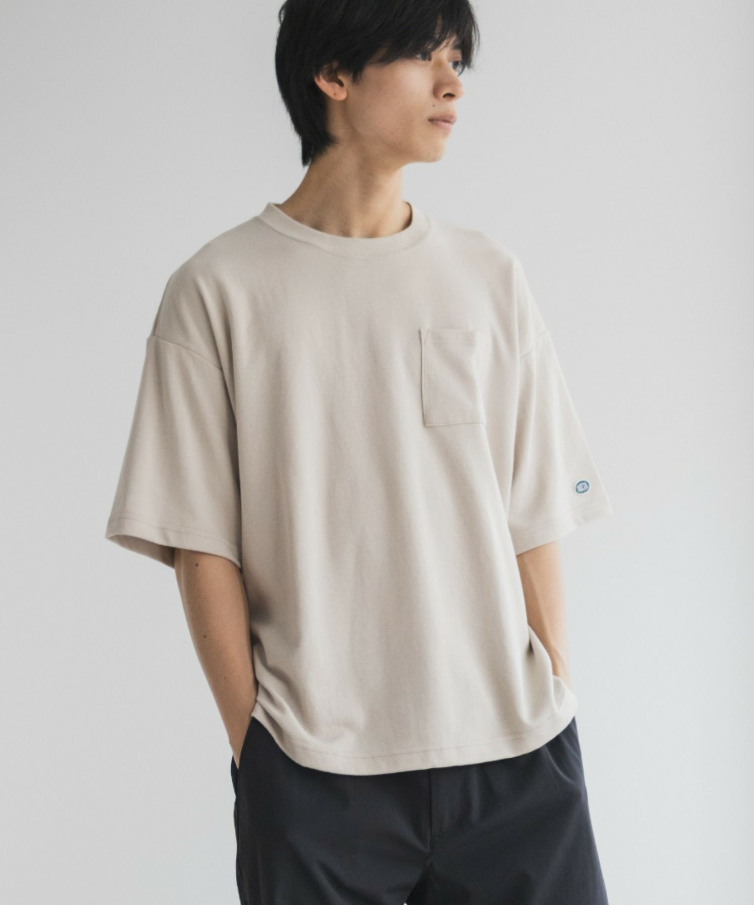 DISCUS  COOLMAX ポンチ素材 冷感Tシャツ メンズ メール便 対応商品商品画像-22