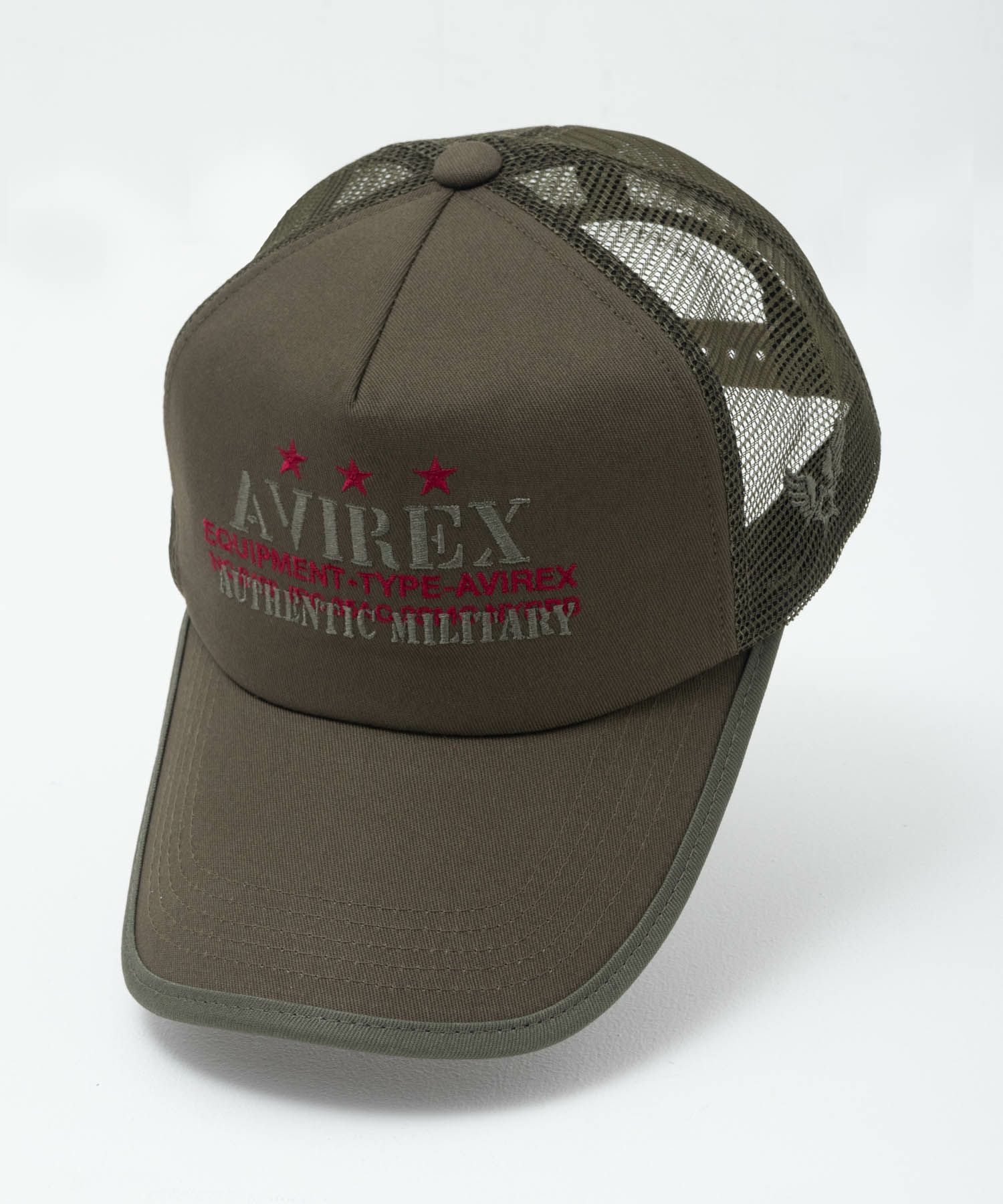 AVIREX  スターモチーフ パイピングメッシュキャップ メンズ商品画像-2