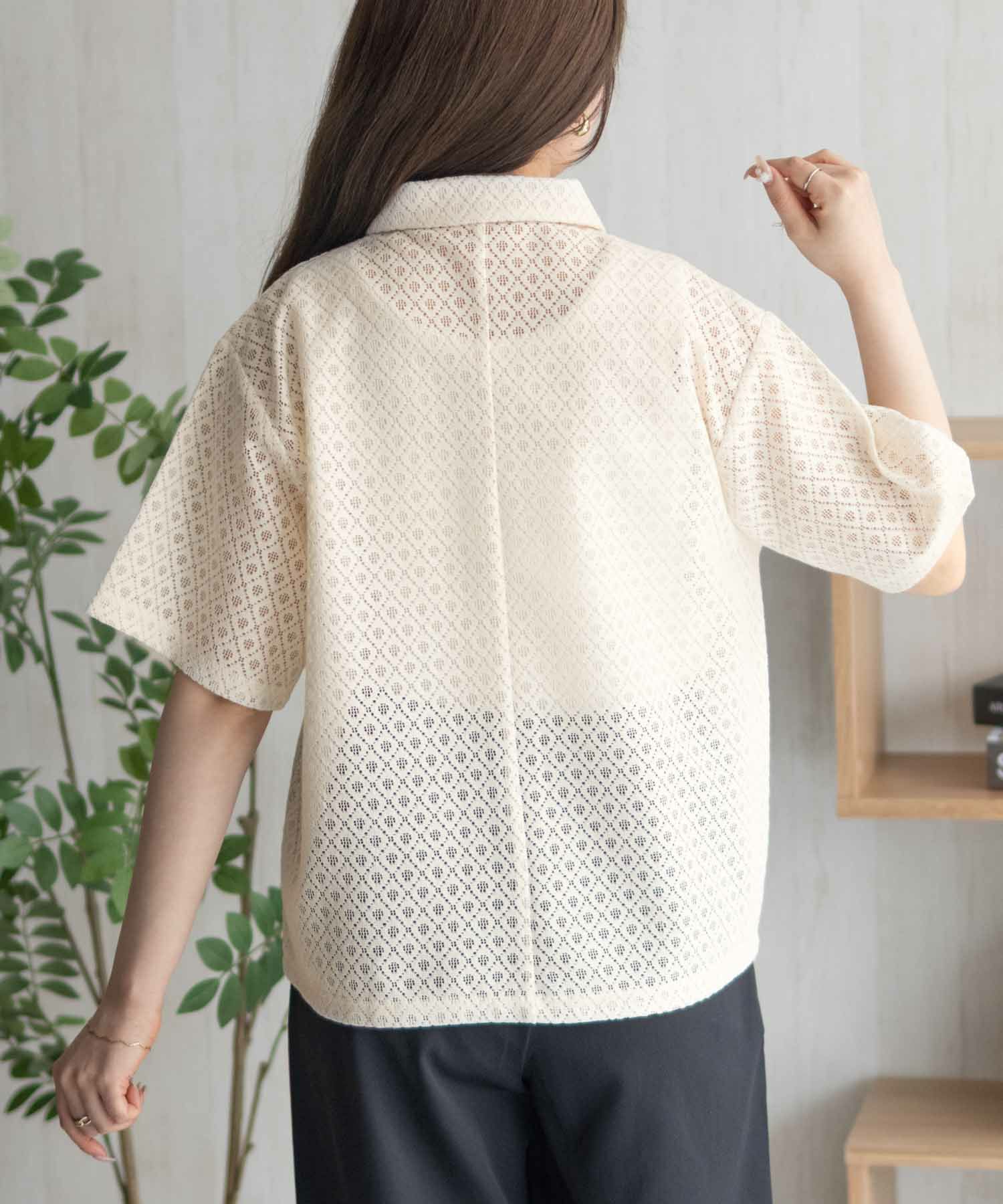 Howdy Marie レースシャツ レディース商品サムネイル-7