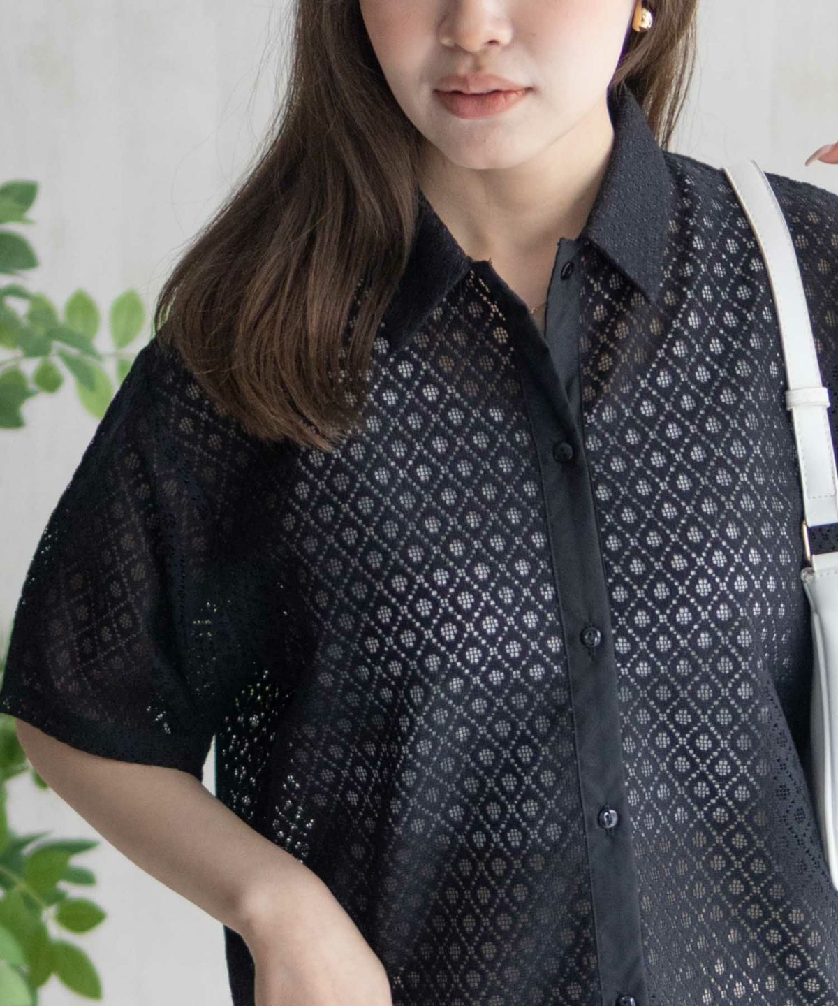 Howdy Marie レースシャツ レディース