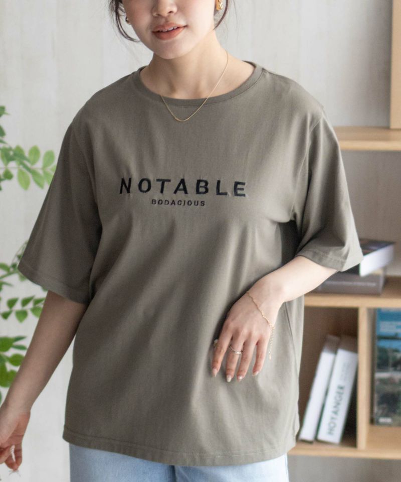 nAvy ロゴ刺繍Tシャツ レディース メール便 対応商品商品画像-10