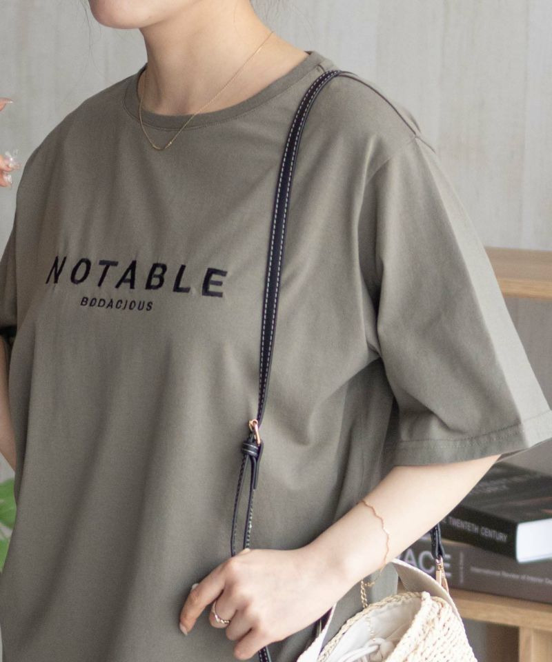 nAvy ロゴ刺繍Tシャツ レディース メール便 対応商品商品画像-11