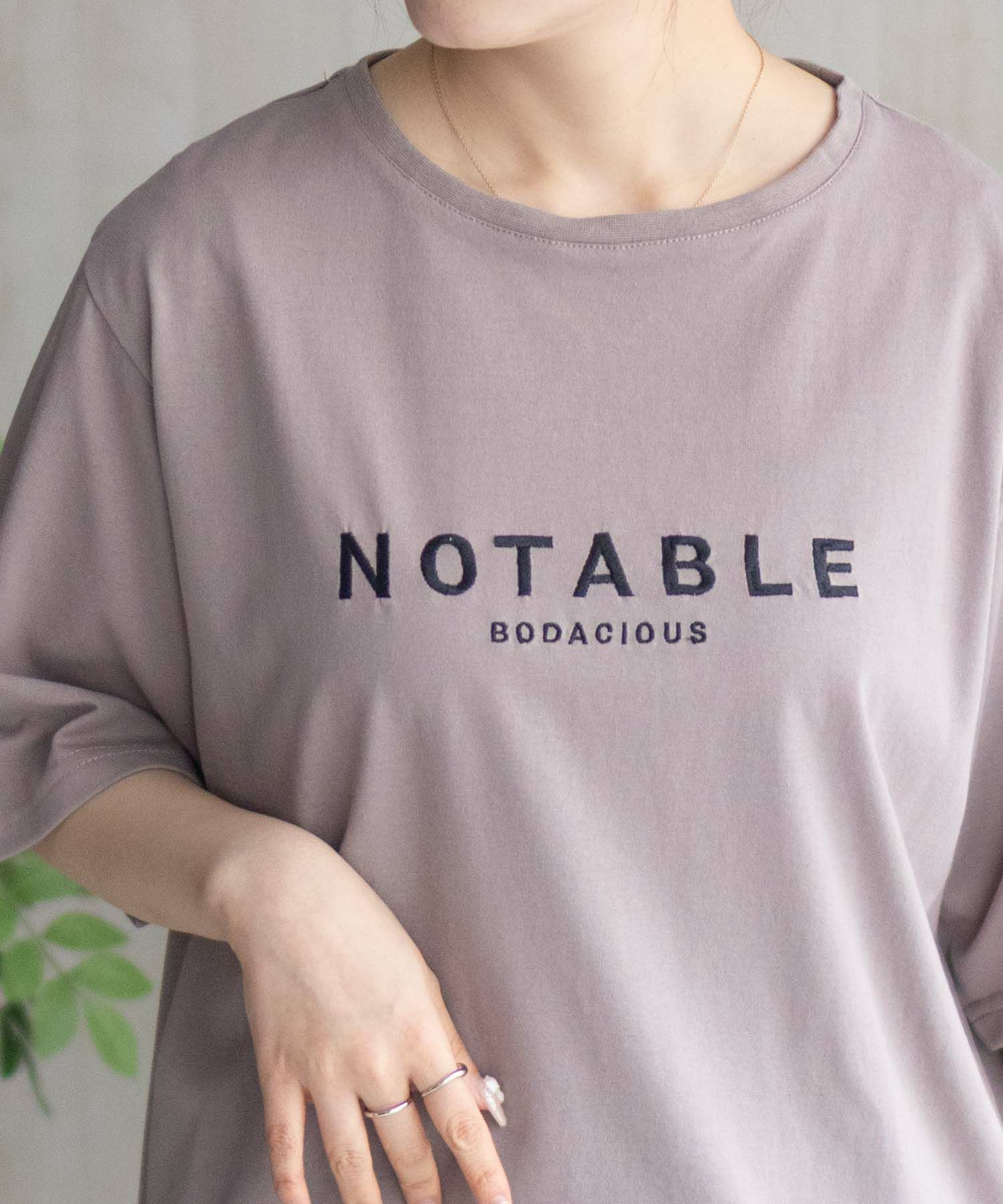 nAvy ロゴ刺繍Tシャツ レディース メール便 対応商品商品サムネイル-14