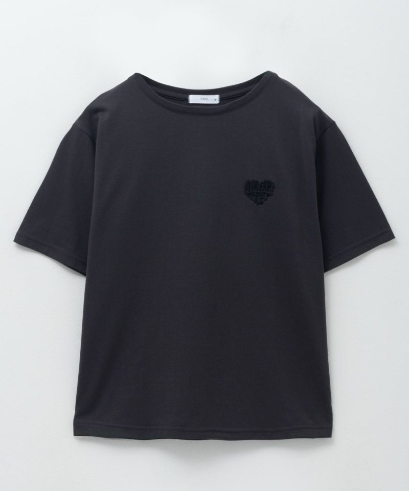 PLAY 半袖Tシャツ 黒/白ドット ハート刺繍❣️ PLAY 半袖Tシャツ 黒/白ドット ハート刺繍❣️ （COMME des