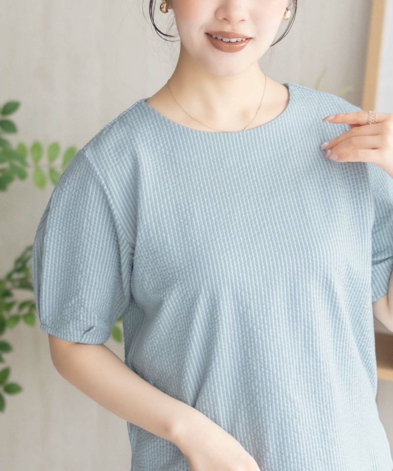 nAvy 袖タックプルオーバー レディース商品画像-5