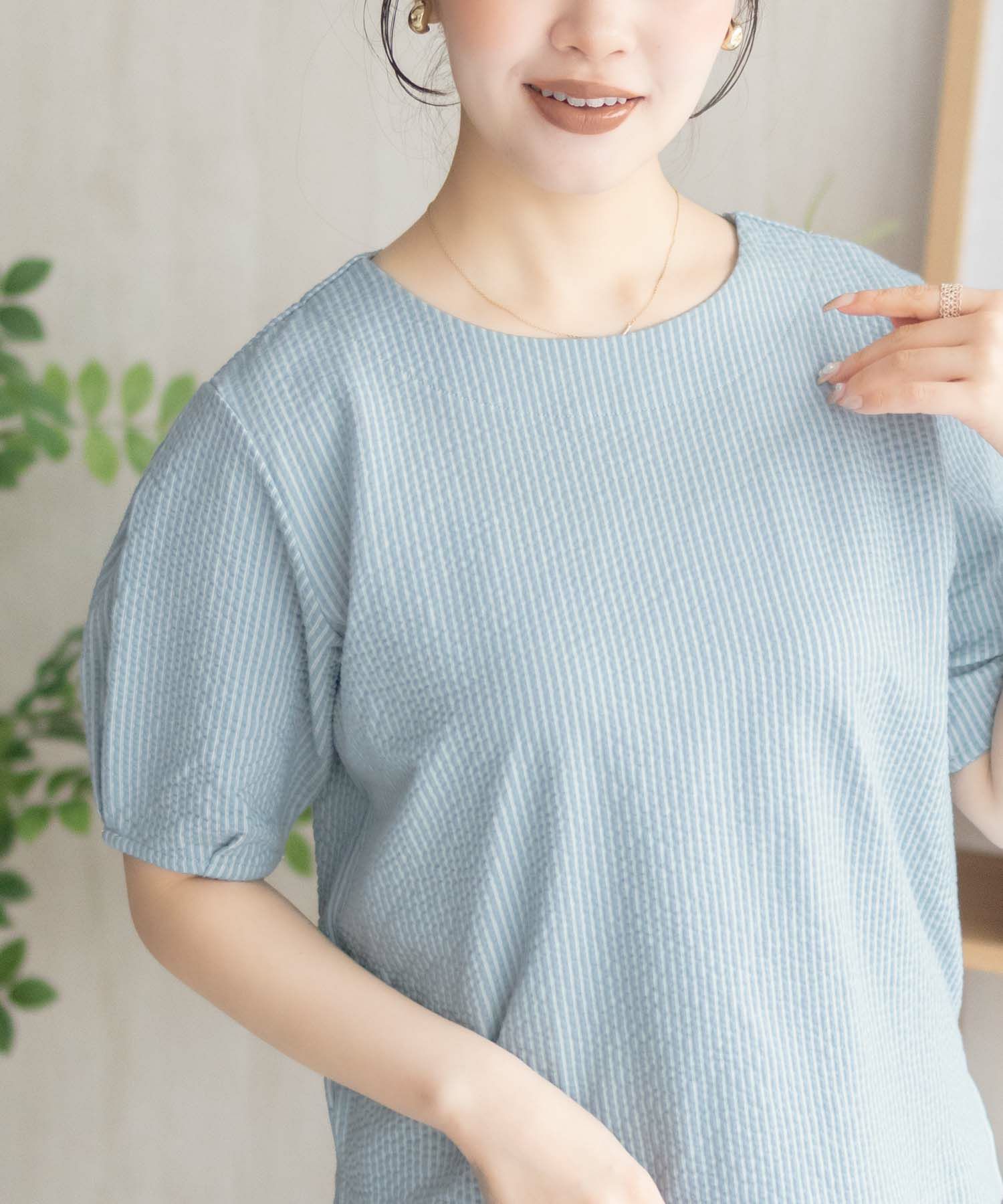 nAvy 袖タックプルオーバー レディース商品サムネイル-5