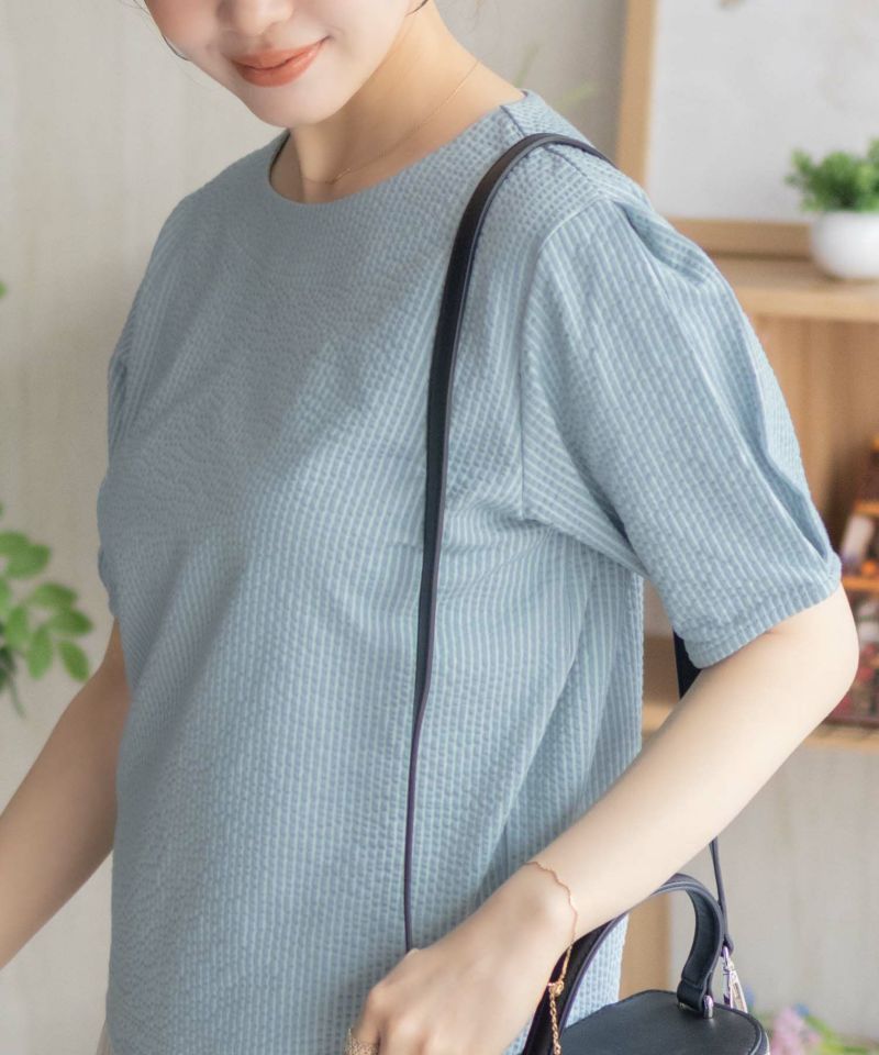 nAvy 袖タックプルオーバー レディース
