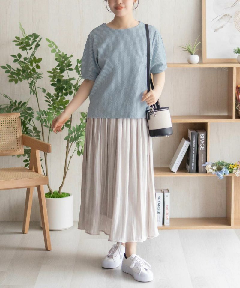 nAvy 袖タックプルオーバー レディース商品画像-10