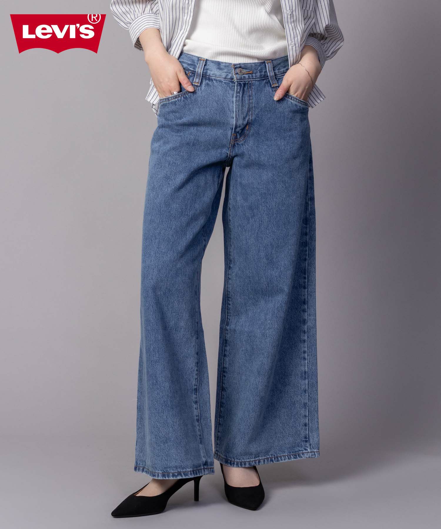 [期間限定価格]Levi's  94 BAGGY WIDE LEG バギーパンツ レディース商品画像-1