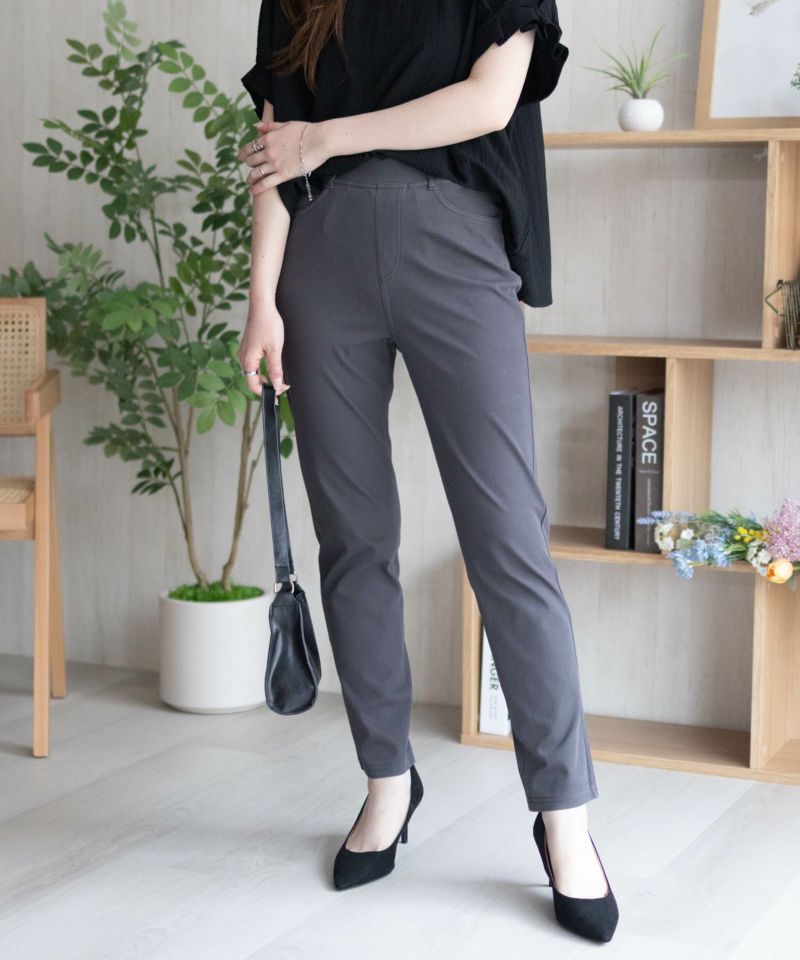 nAvy SARARI  ひんやりフローズンストレートパンツ レディース商品画像-2