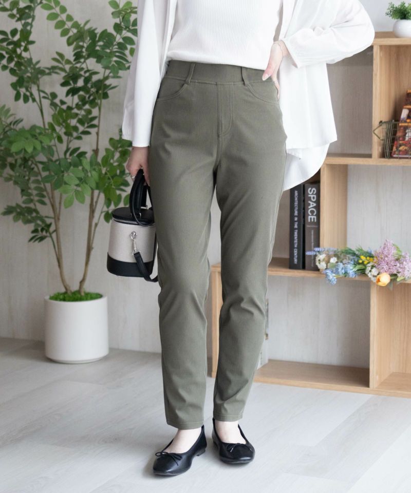 nAvy SARARI  ひんやりフローズンストレートパンツ レディース商品画像-5