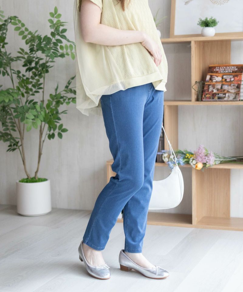 nAvy SARARI ひんやりフローズンストレートパンツ レディース商品画像-17