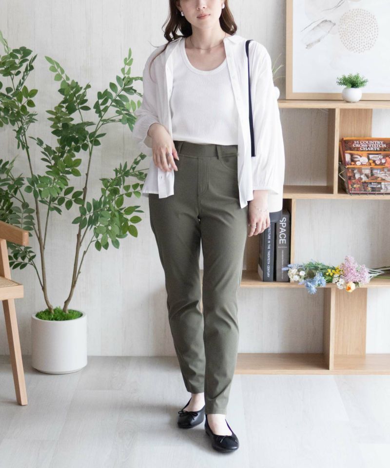 nAvy SARARI  ひんやりフローズンストレートパンツ レディース商品画像-21