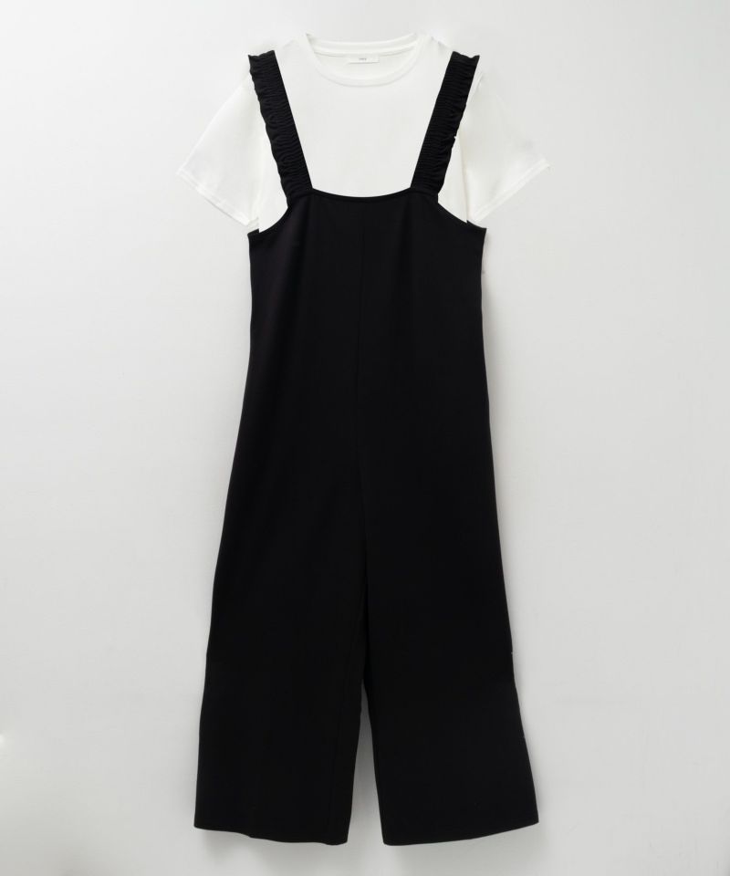 nAvy ポリツイルサロペットアンサンブル レディース商品画像-18