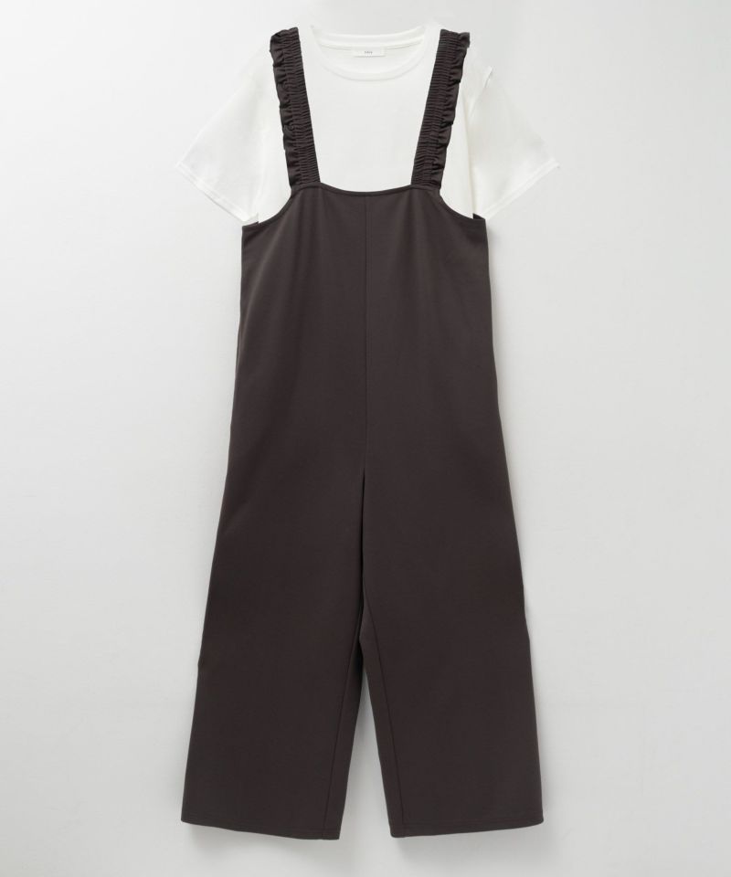 nAvy ポリツイルサロペットアンサンブル レディース商品画像-20