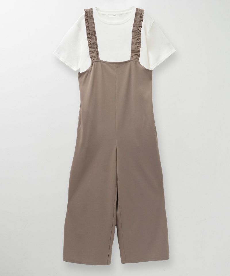 nAvy ポリツイルサロペットアンサンブル レディース商品画像-22