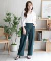 nAvy SARARI ひんやりフローズンセミワイドパンツ レディース商品サムネイル-39