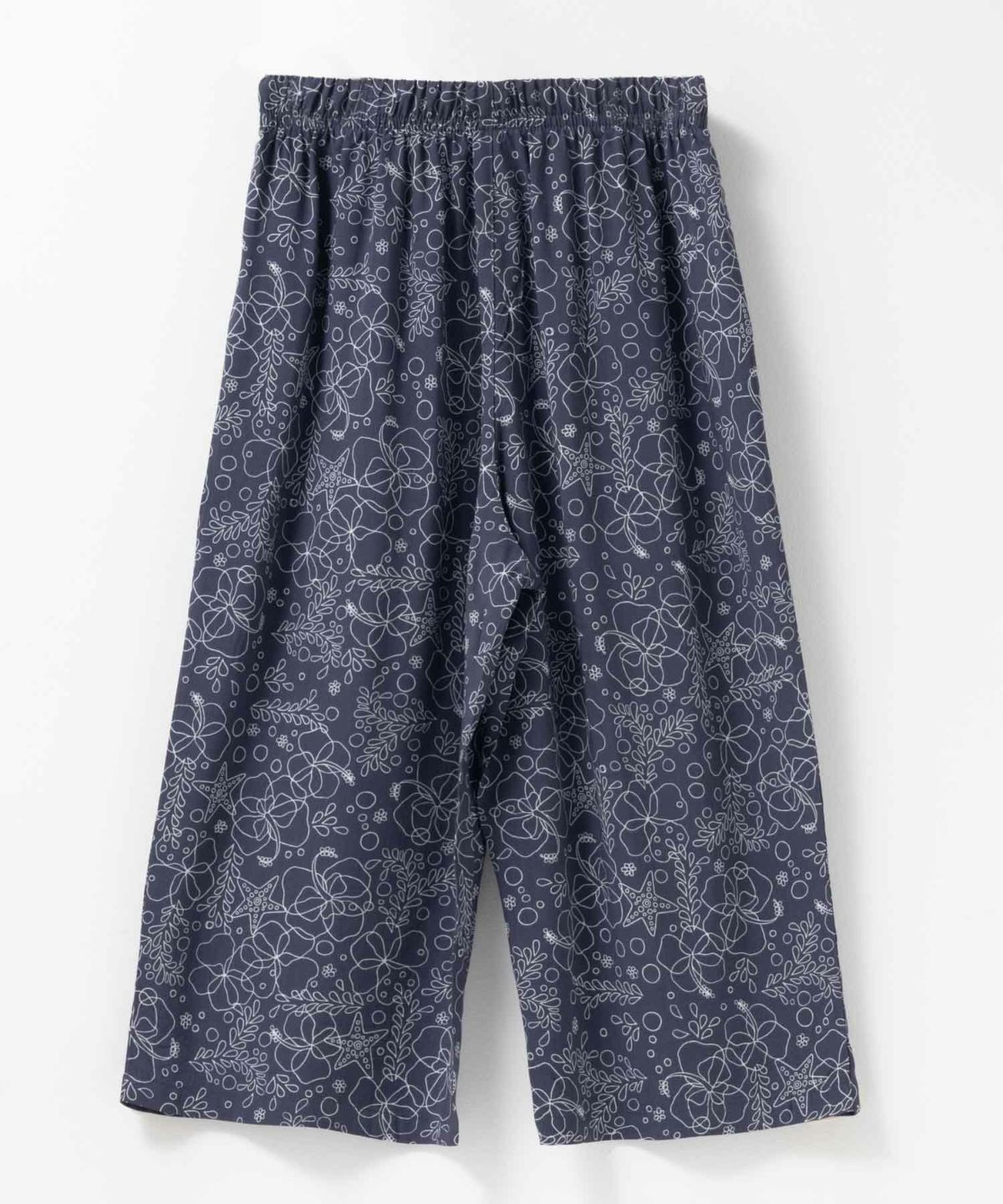 nAvy SARARI レーヨンステテコ フラワー柄 レディース