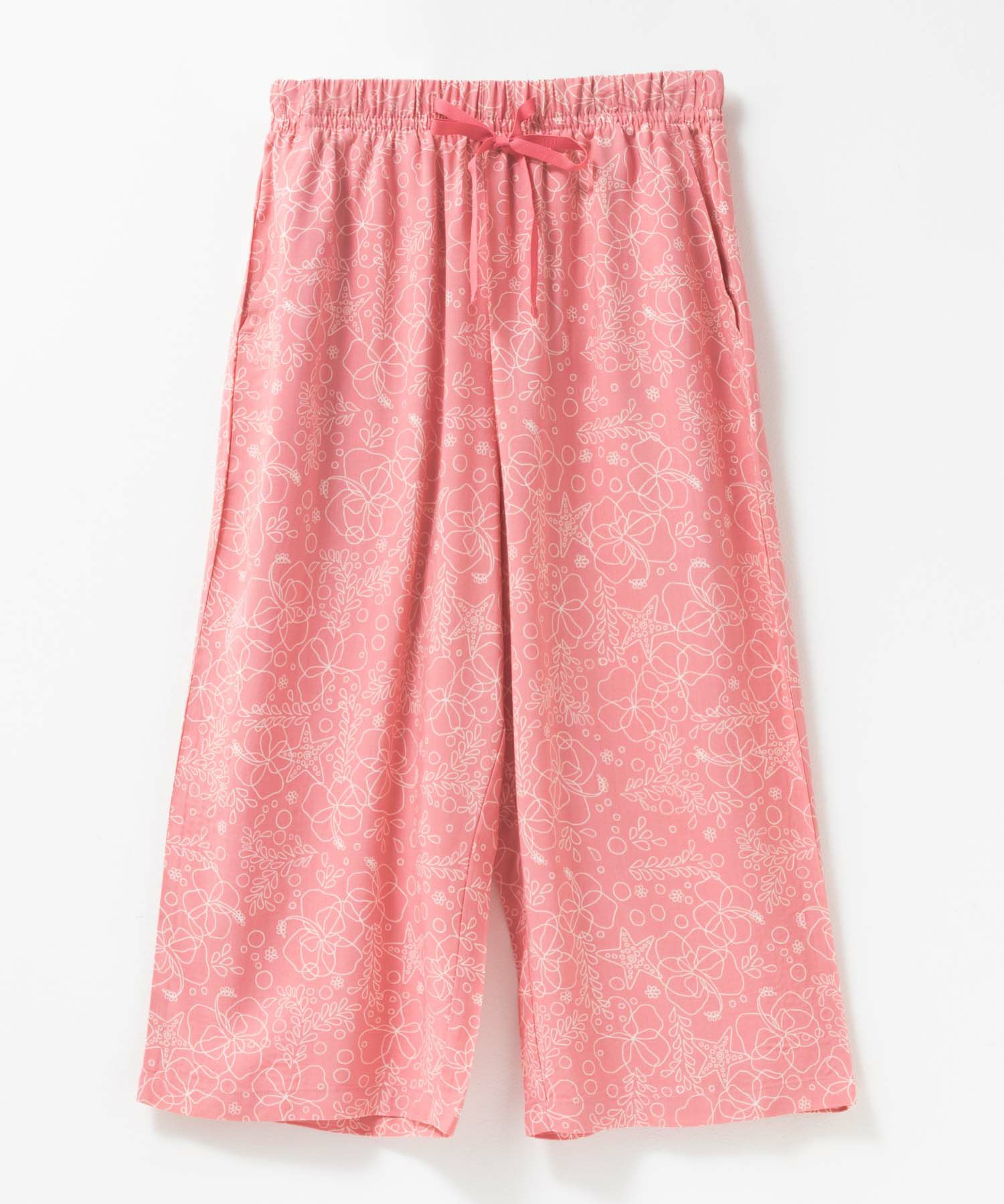 nAvy SARARI  レーヨンステテコ フラワー柄 レディース商品画像-25