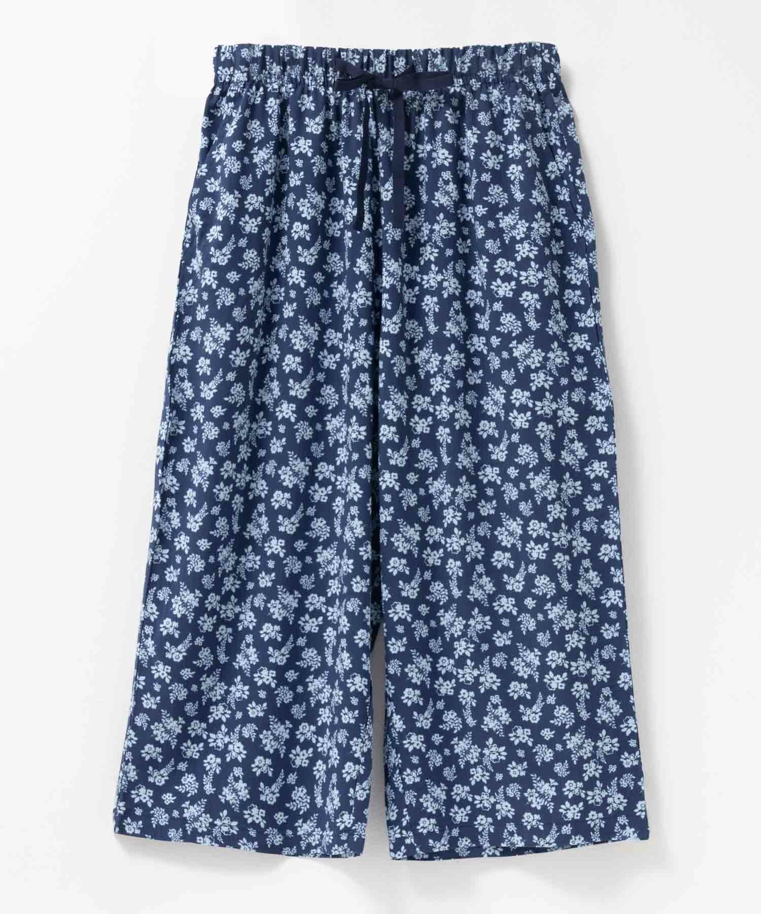 nAvy SARARI レーヨンステテコ フラワー柄 レディース