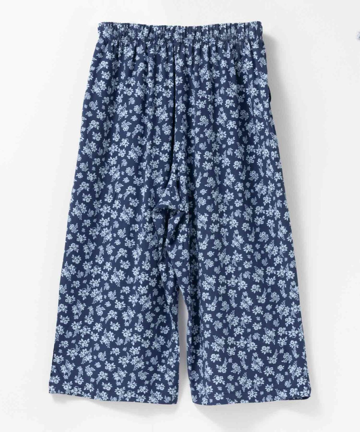 nAvy SARARI レーヨンステテコ フラワー柄 レディース