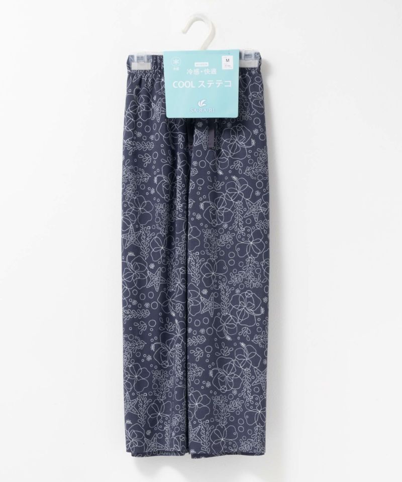 nAvy SARARI  レーヨンステテコ フラワー柄 レディース商品画像-31