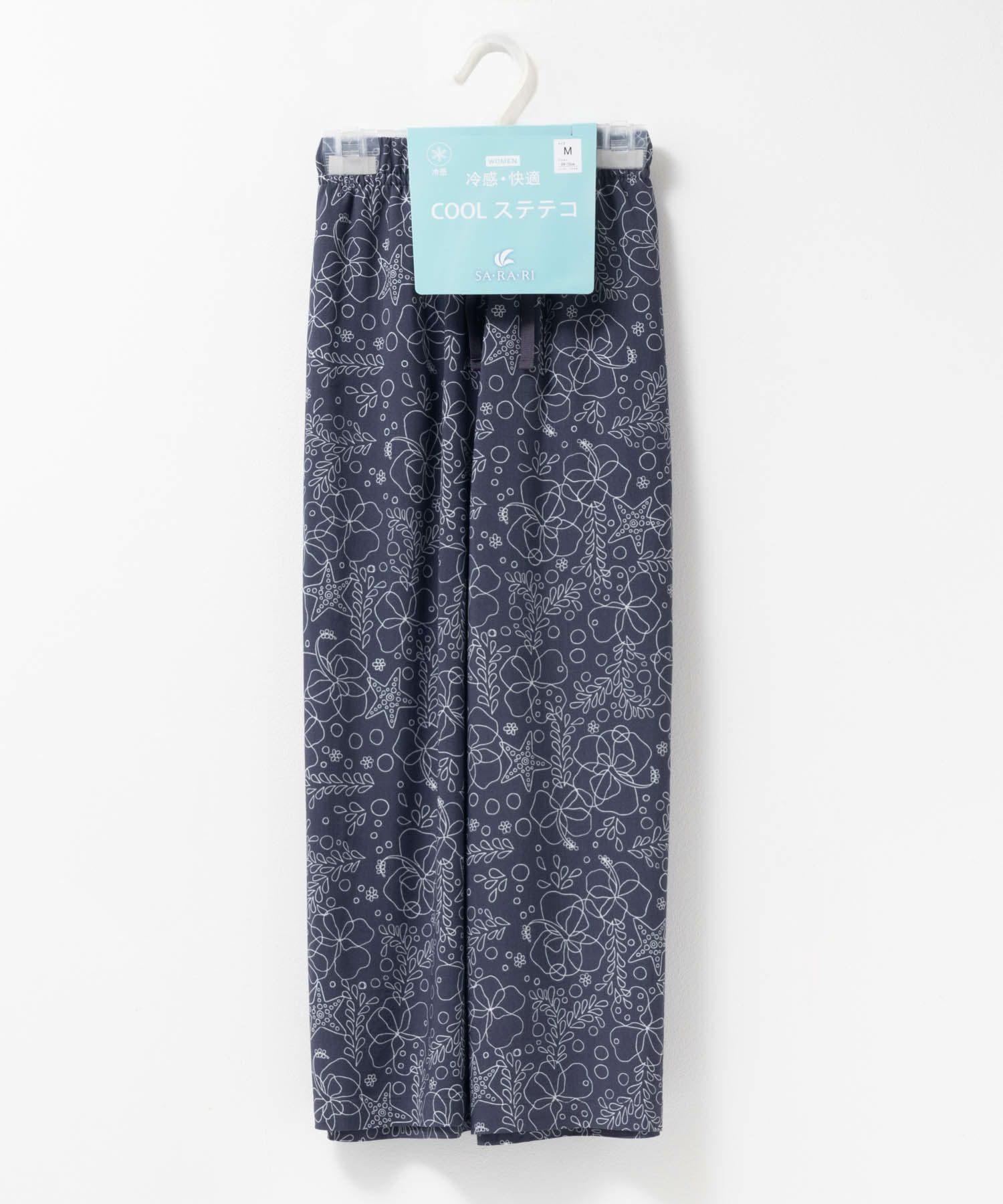 nAvy SARARI  レーヨンステテコ フラワー柄 レディース商品画像-31