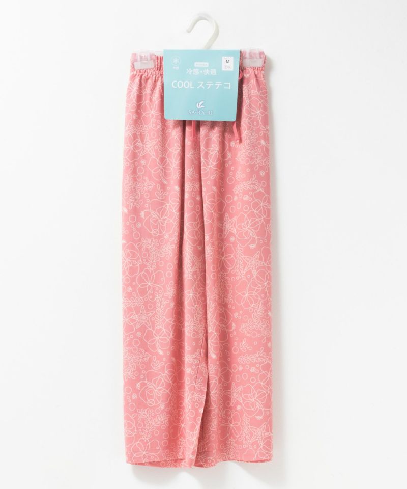 nAvy SARARI  レーヨンステテコ フラワー柄 レディース商品画像-32