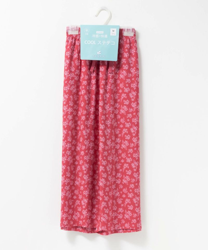 nAvy SARARI  レーヨンステテコ フラワー柄 レディース商品画像-33