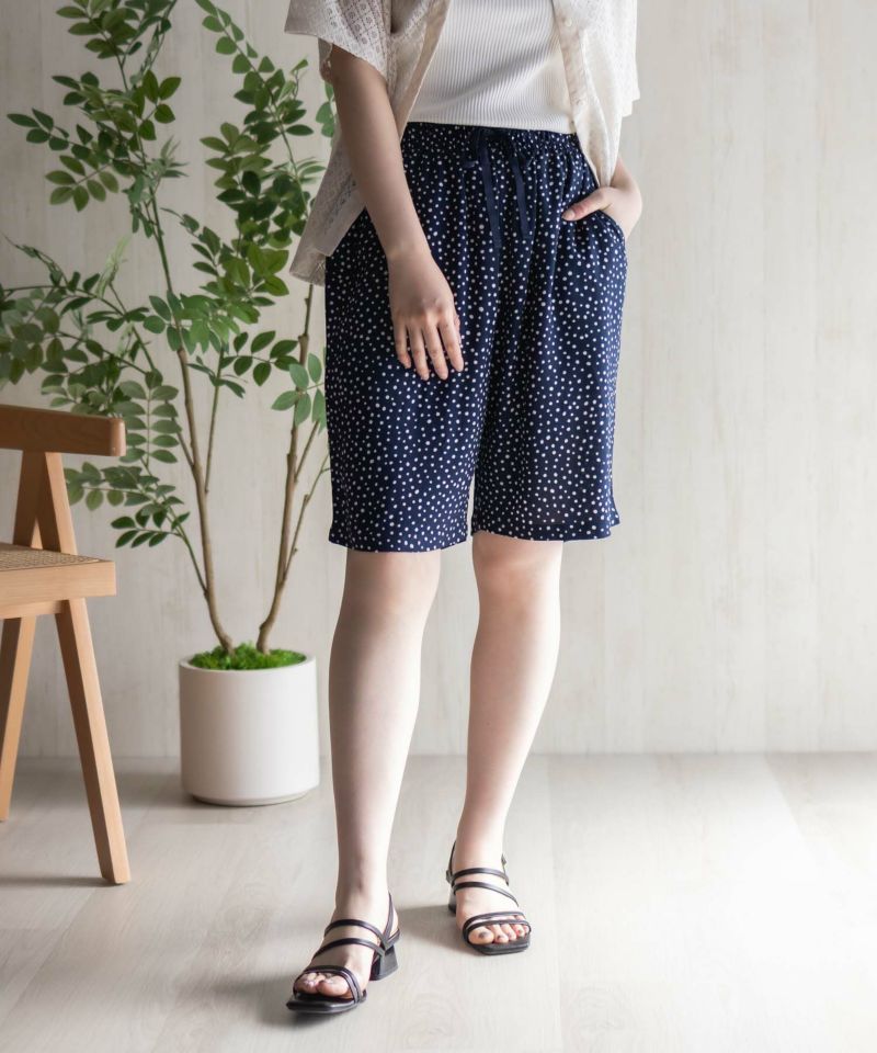 NAVY レーヨンステテコ ハーフ丈