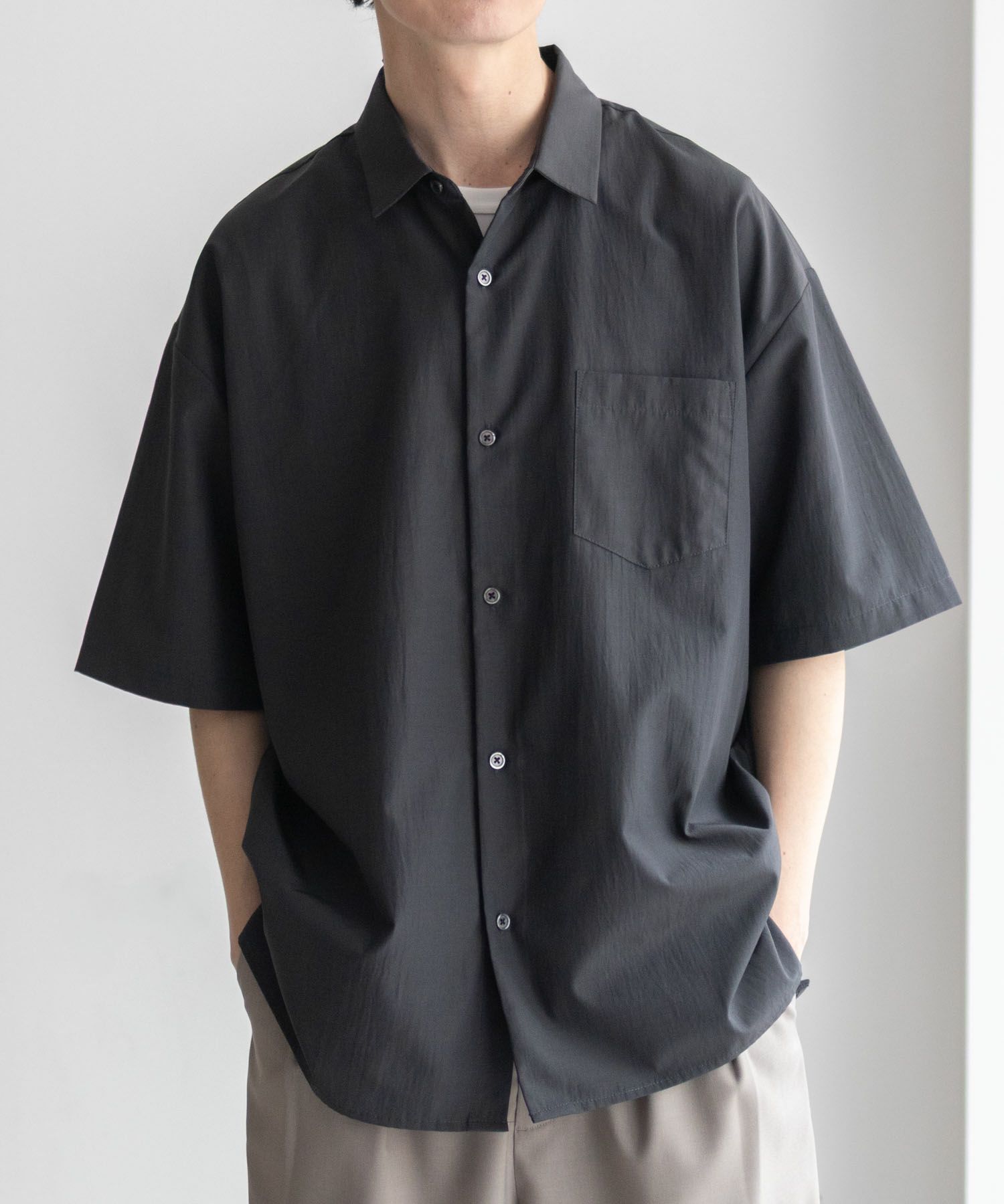 URBAN COLLECTION カラー半袖シャツ メンズ