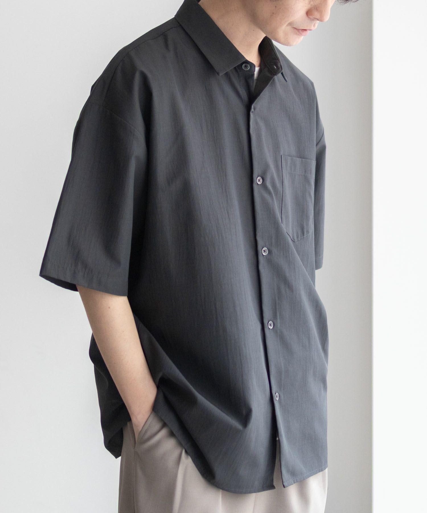 URBAN COLLECTION カラー半袖シャツ メンズ