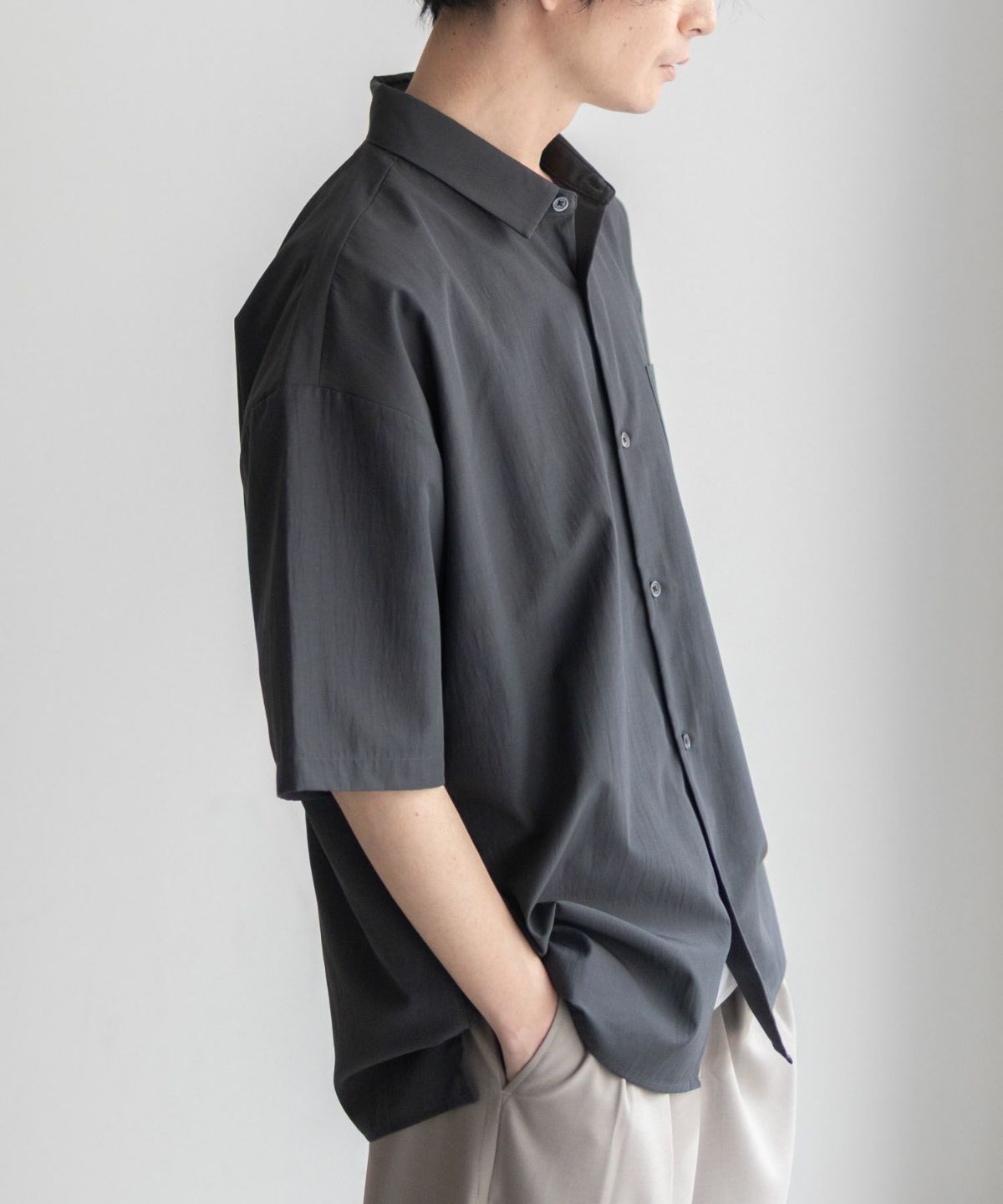 URBAN COLLECTION カラー半袖シャツ メンズ