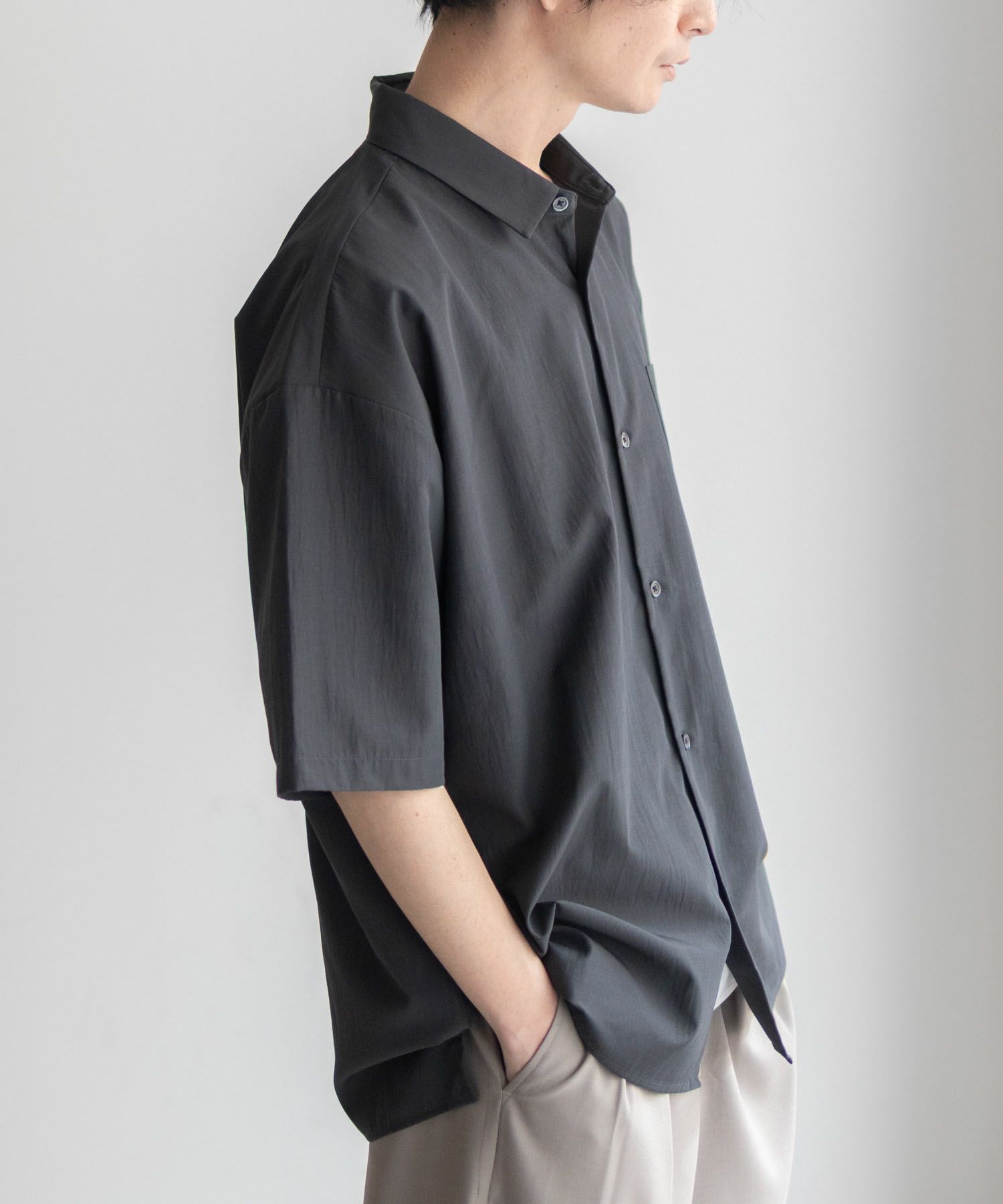 URBAN COLLECTION カラー半袖シャツ メンズ
