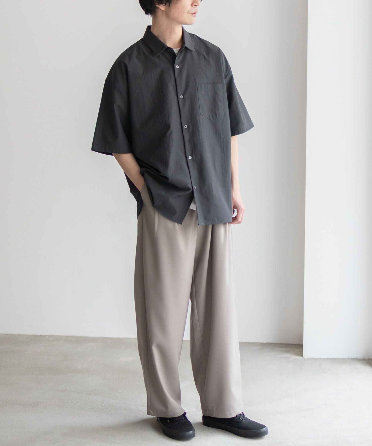 URBAN COLLECTION カラー半袖シャツ メンズ