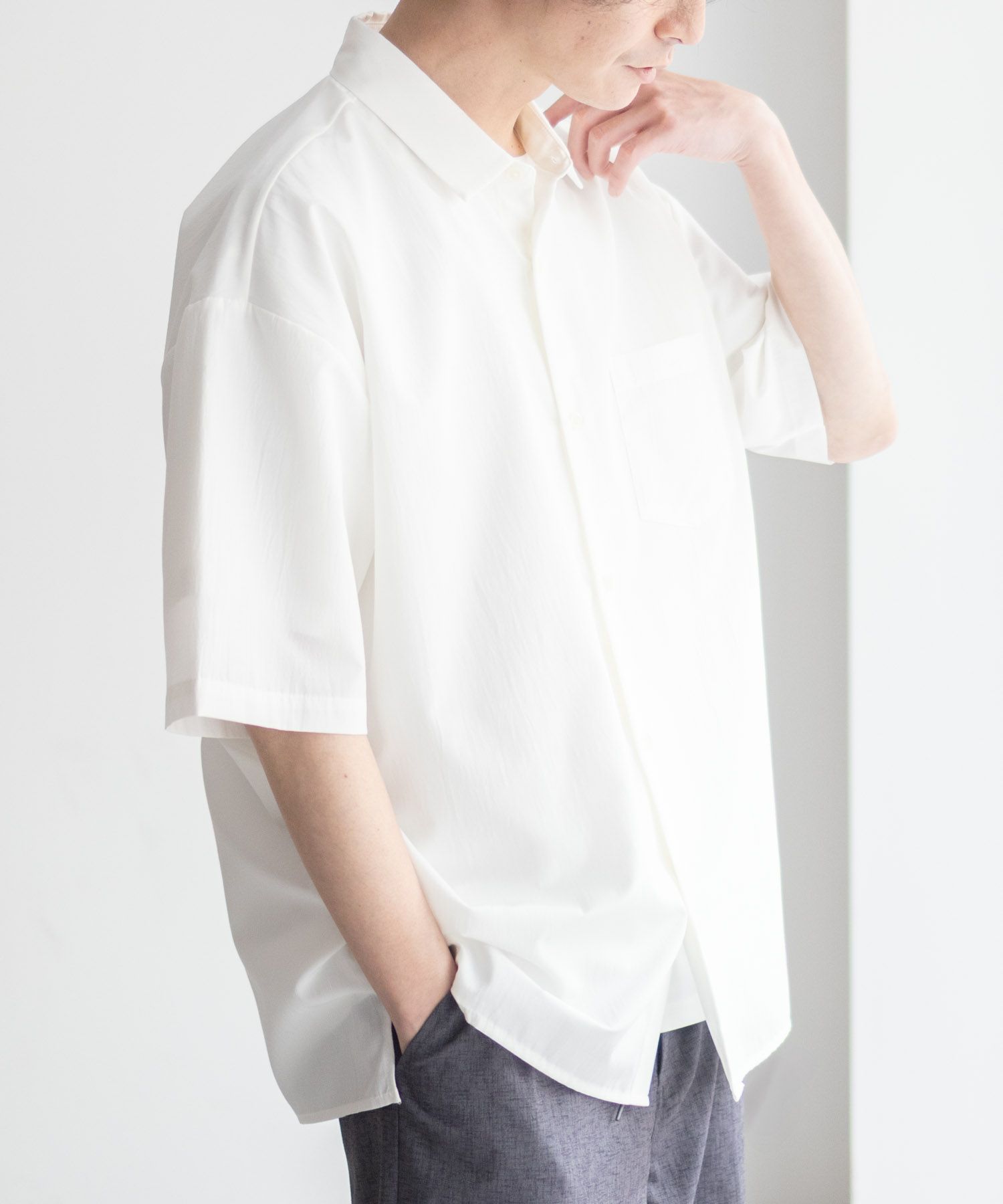 URBAN COLLECTION  カラー半袖シャツ メンズ商品サムネイル-11