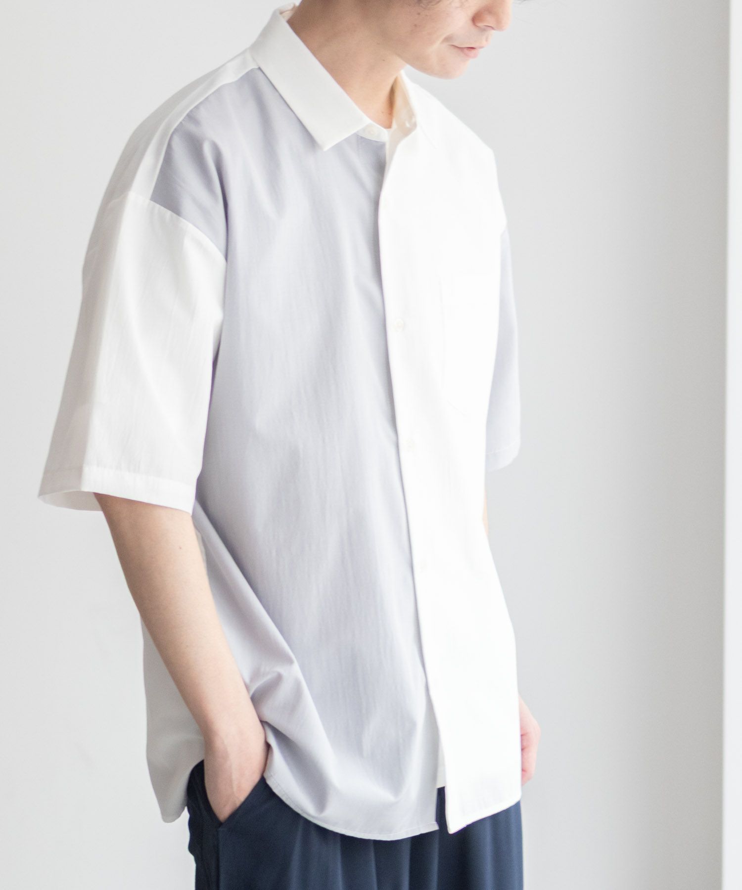 URBAN COLLECTION  カラー半袖シャツ メンズ商品サムネイル-14