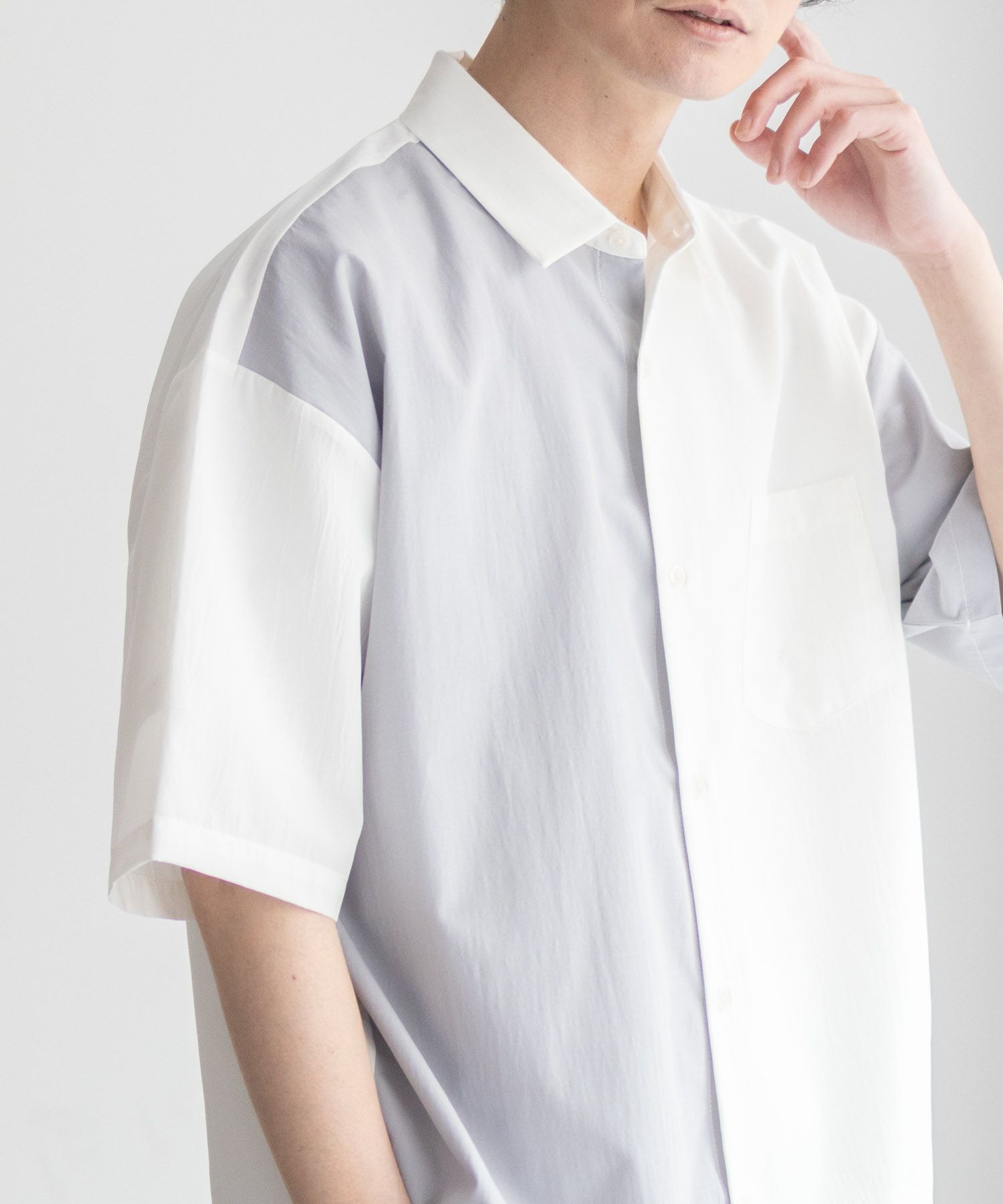 URBAN COLLECTION  カラー半袖シャツ メンズ商品画像-15