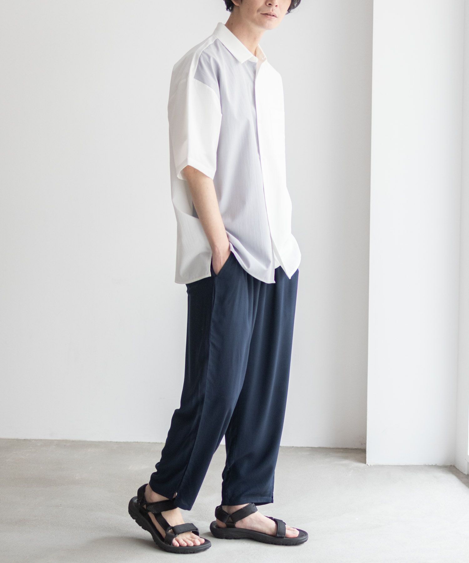 URBAN COLLECTION カラー半袖シャツ メンズ