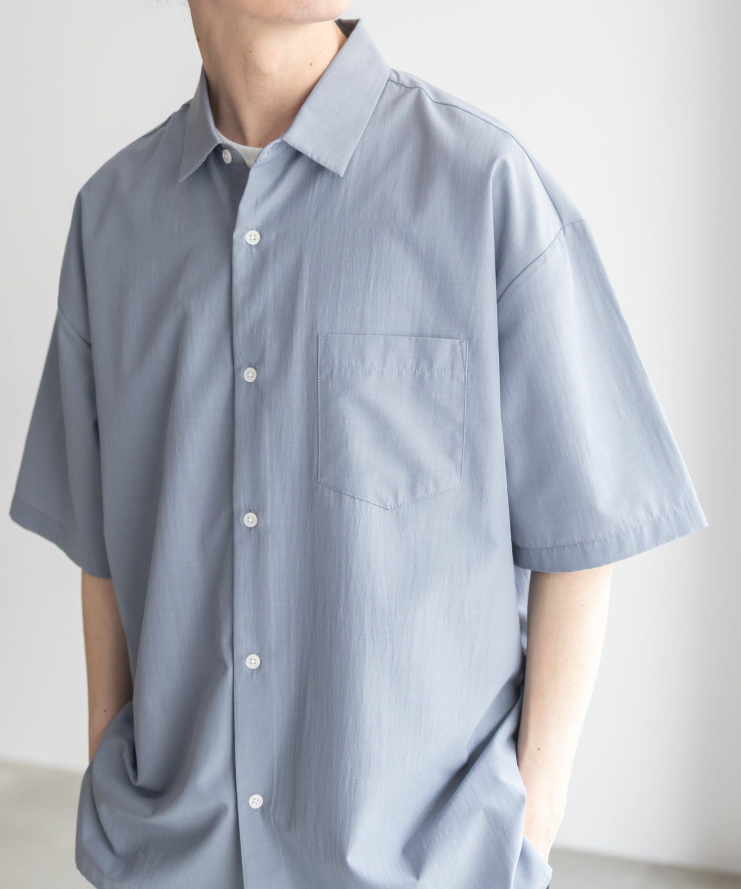 URBAN COLLECTION カラー半袖シャツ メンズ