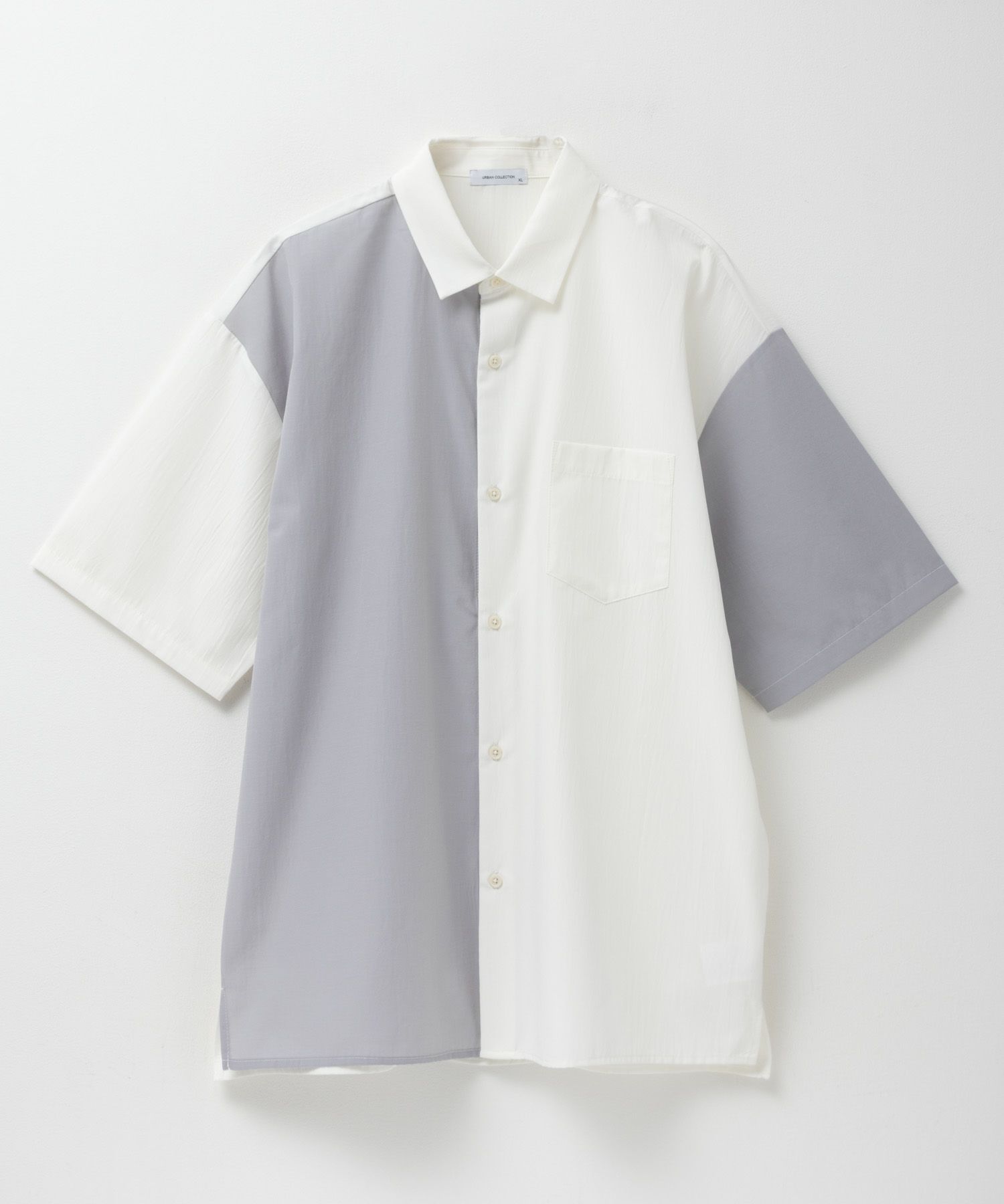 URBAN COLLECTION カラー半袖シャツ メンズ