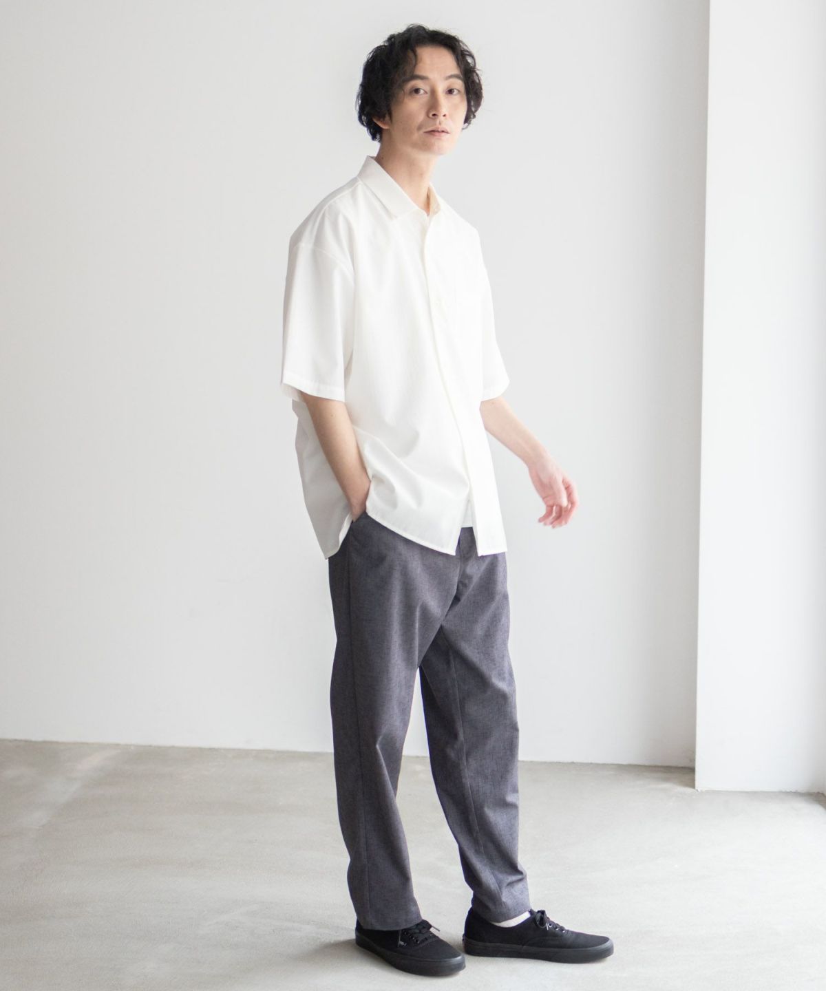 URBAN COLLECTION カラー半袖シャツ メンズ